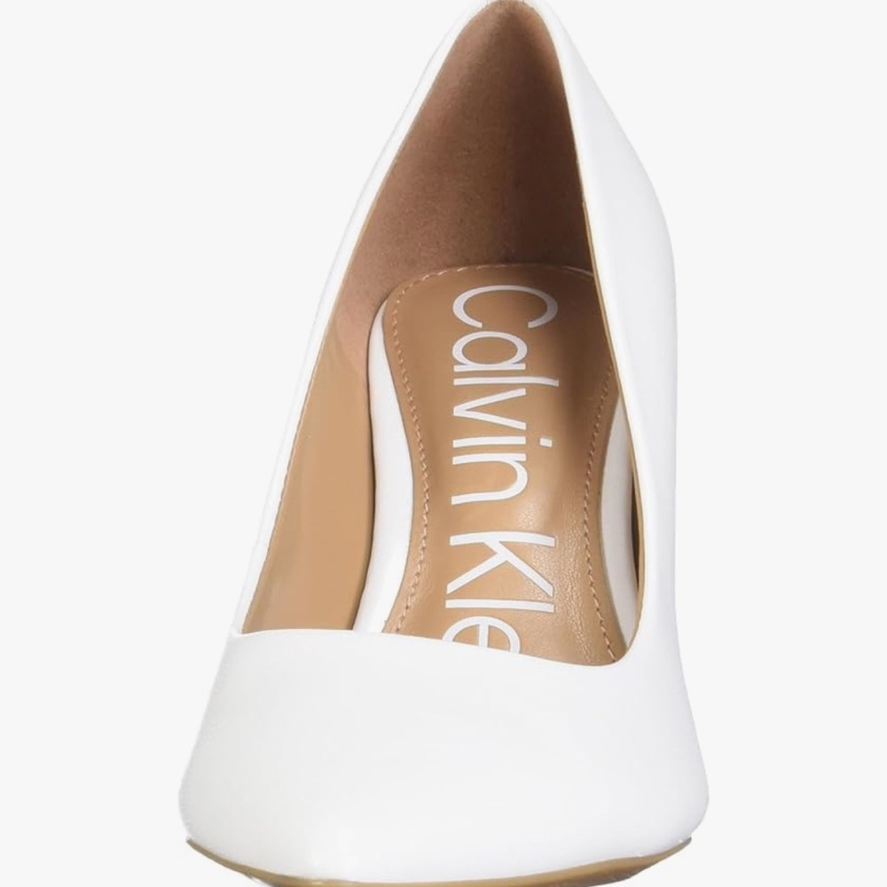 Calvin Klein Women's Classic White Heels